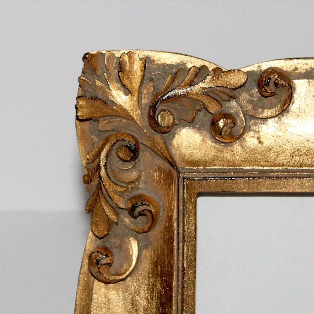 Photo Frame Baroque Gold Ornate leaf scroll table top 5 x 3.5